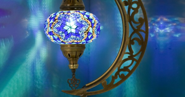 Handmade Turkish sale moon lamp